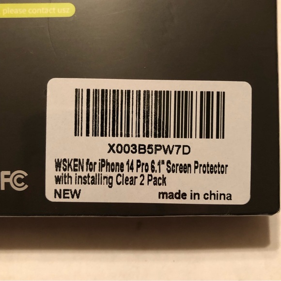 WSKEN Premium Screen Protector for iPhone 14 Pro 6.1 inch, Clear- 2Pack - Picture 6 of 6